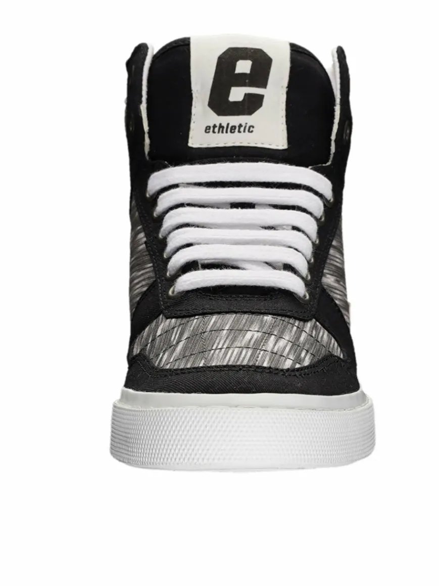 Ethletic Sneaker*Unisex Canvas Sneaker hellgrau gestreift