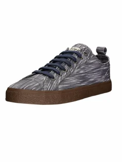Ethletic Sneaker*Unisex Canvas Sneaker indigo gestreift