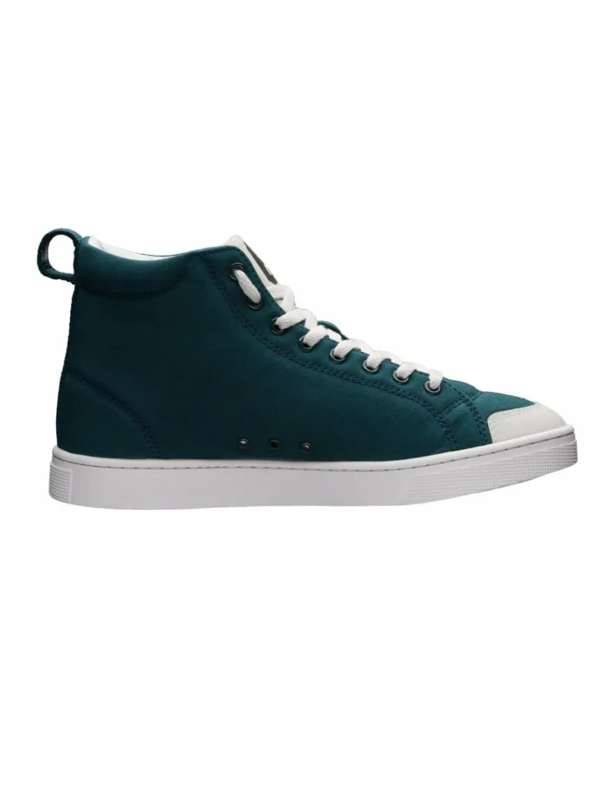 Ethletic Sneaker*Unisex Canvas Sneaker grün gemustert