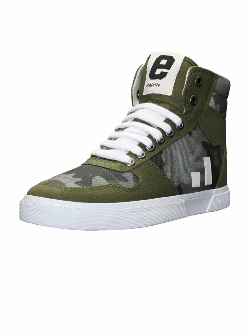 Ethletic Sneaker*Unisex Canvas Sneaker oliv gemustert