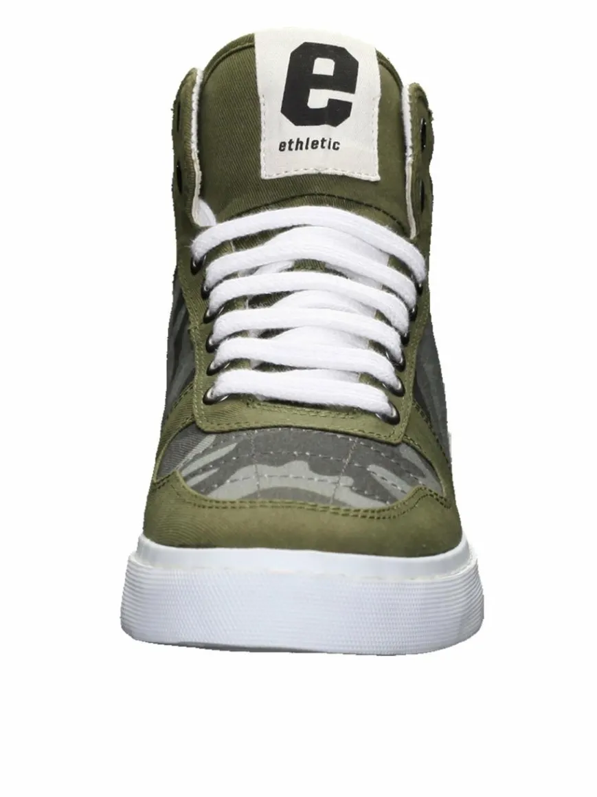 Ethletic Sneaker*Unisex Canvas Sneaker oliv gemustert