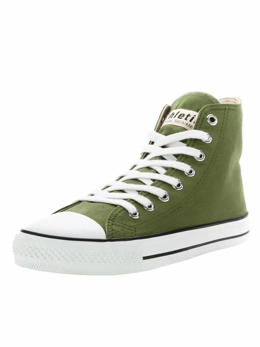 Ethletic Sneaker*Unisex Canvas Sneaker grün uni