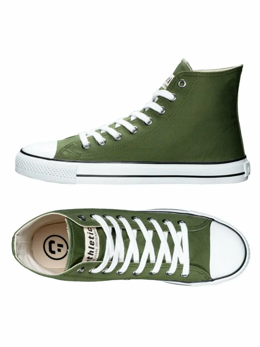 Ethletic Sneaker*Unisex Canvas Sneaker grün uni