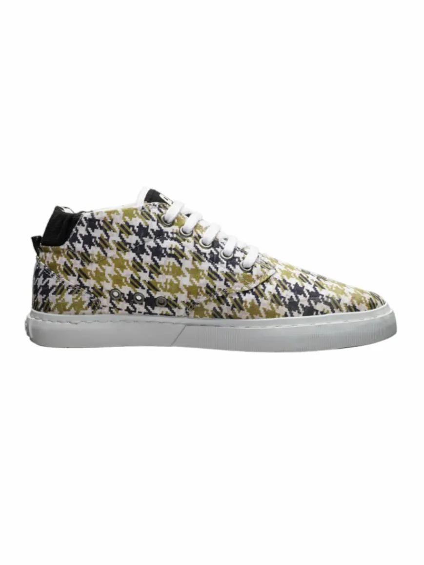 Ethletic Sneaker*Unisex Canvas Sneaker grün gemustert