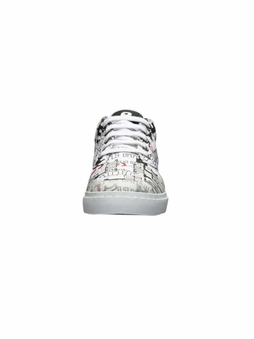 Ethletic Sneaker*Unisex Canvas Sneaker weiß gemustert