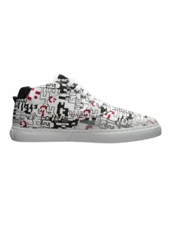 Ethletic Sneaker*Unisex Canvas Sneaker weiß gemustert