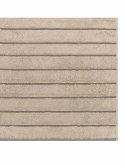 Cawö Heimtextilien*Unisex Duschtuch 1er Pack sand gestreift