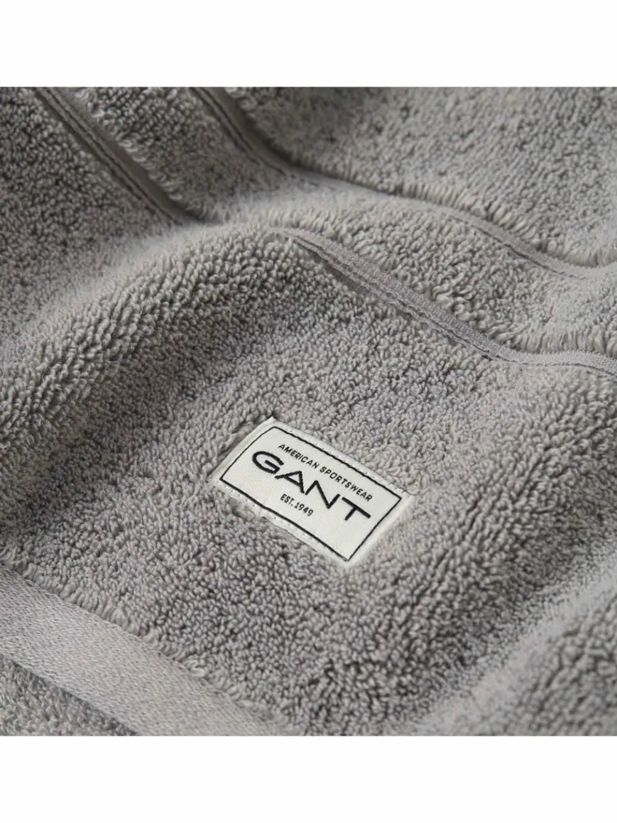 Gant Heimtextilien*Unisex Gästetuch 1er Pack grau uni