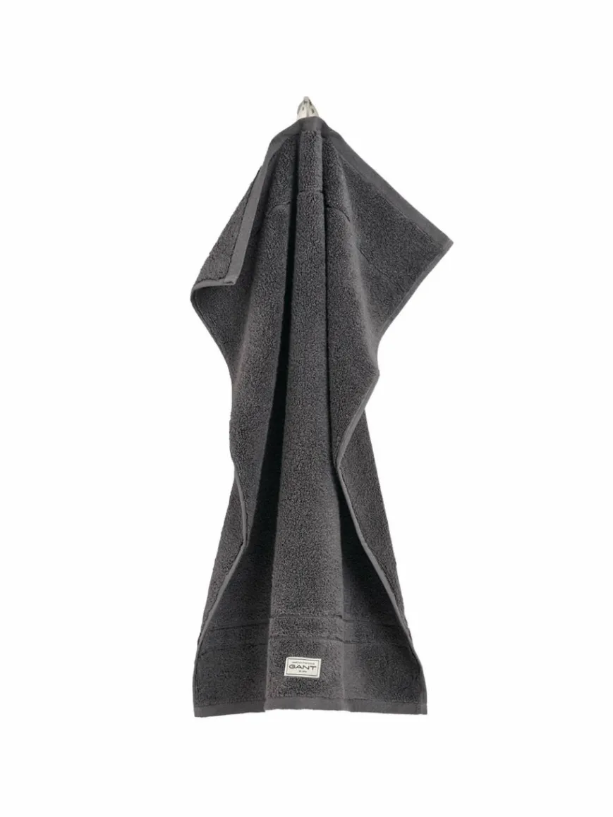 Gant Heimtextilien*Unisex Gästetuch 1er Pack grau uni