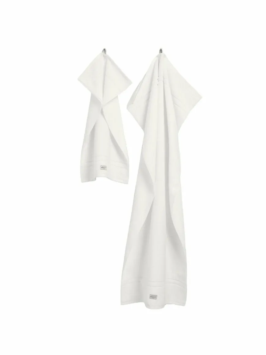 Gant Heimtextilien*Unisex Handtuch 4er Pack weiß uni