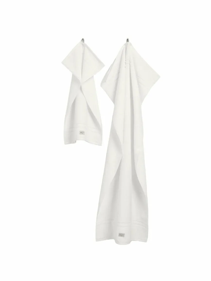 Gant Heimtextilien*Unisex Handtuch 4er Pack weiß uni