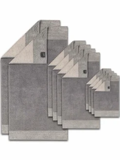 Cawö Heimtextilien*Unisex Handtuch 1er Pack, 10er Pack grau uni