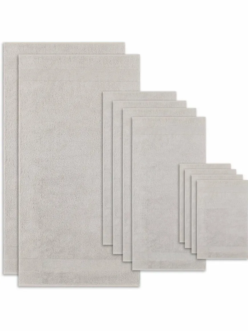 Villeroy & Boch Heimtextilien*Unisex Handtuch 1er Pack, 10er Pack grau uni