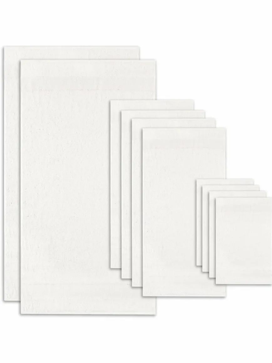 Villeroy & Boch Heimtextilien*Unisex Handtuch 1er Pack, 10er Pack weiß uni