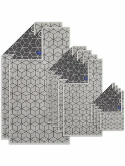 Villeroy & Boch Heimtextilien*Unisex Handtuch 1er Pack, 10er Pack grau gemustert