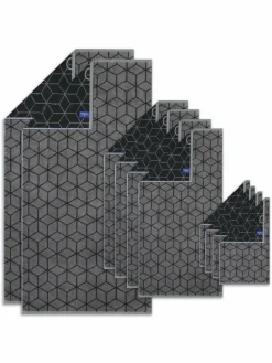 Villeroy & Boch Heimtextilien*Unisex Handtuch 1er Pack, 10er Pack grau gemustert