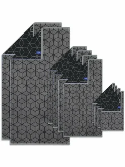 Villeroy & Boch Heimtextilien*Unisex Handtuch 1er Pack, 10er Pack grau gemustert