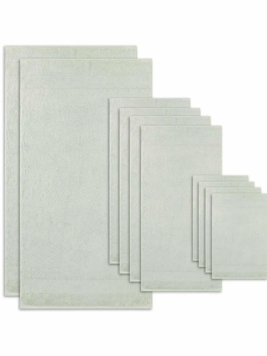 Villeroy & Boch Heimtextilien*Unisex Handtuch 1er Pack, 10er Pack grün uni