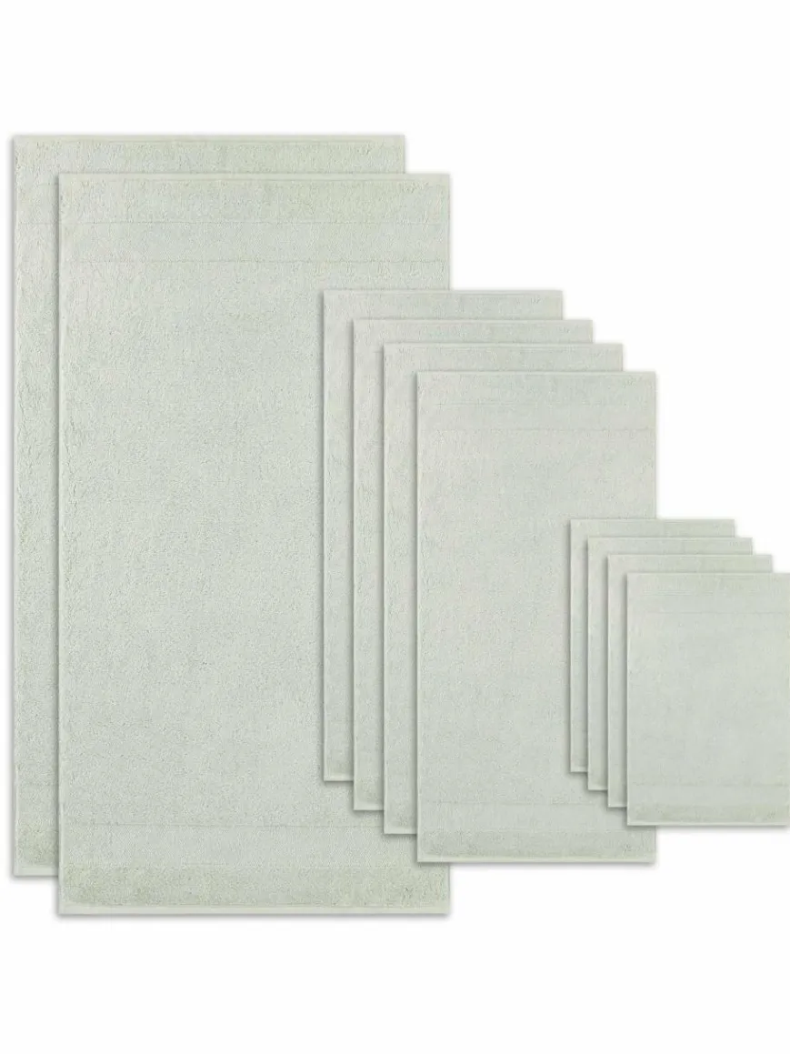 Villeroy & Boch Heimtextilien*Unisex Handtuch 1er Pack, 10er Pack grün uni