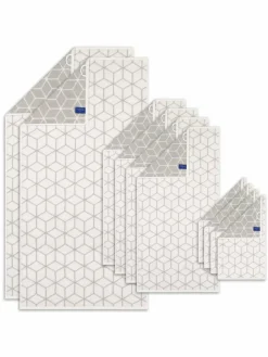 Villeroy & Boch Heimtextilien*Unisex Handtuch 1er Pack, 10er Pack grau gemustert