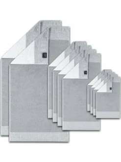 Cawö Heimtextilien*Unisex Handtuch 1er Pack, 10er Pack grau uni