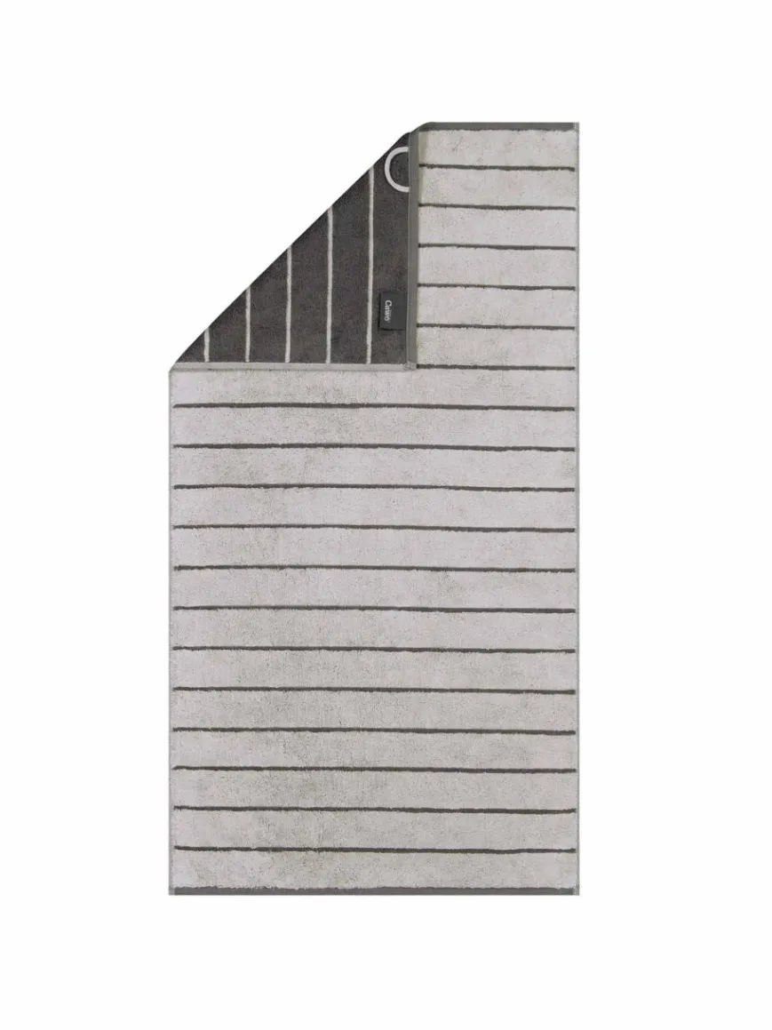 Cawö Heimtextilien*Unisex Handtuch 1er Pack, 10er Pack grau gestreift