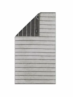 Cawö Heimtextilien*Unisex Handtuch 1er Pack, 10er Pack grau gestreift
