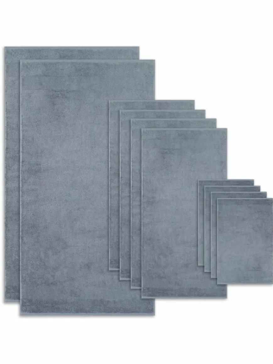 Villeroy & Boch Heimtextilien*Unisex Handtuch 1er Pack, 10er Pack blau uni