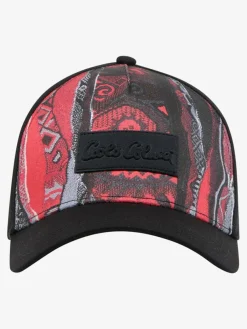 Carlo Colucci Mützen & Hüte*Unisex, Herren Baseball Cap - Deanesi rot gemustert