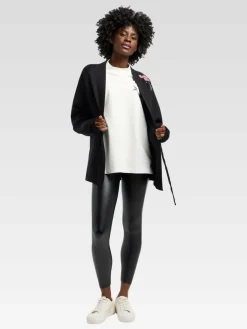 Carlo Colucci Sweatshirts & Sweatjacken*Unisex, Herren Sweatjacke - Dusini schwarz gemustert