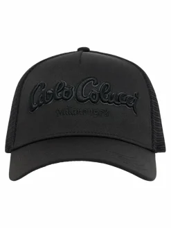 Carlo Colucci Mützen & Hüte*Unisex, Herren Trucker Cap - Dujanic schwarz uni