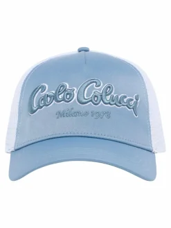 Carlo Colucci Mützen & Hüte*Unisex, Herren Trucker Cap - Dujanic weiß uni