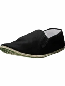 Ethletic Slipper*Unisex Kung Fu Slipper schwarz gemustert