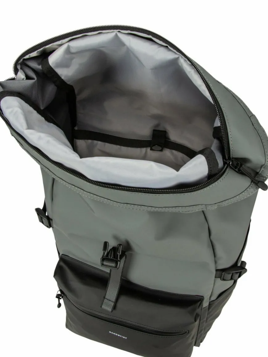Sandqvist Taschen & Rucksäcke*Unisex Rucksack - Ruben 2.0 Rolltop grau uni