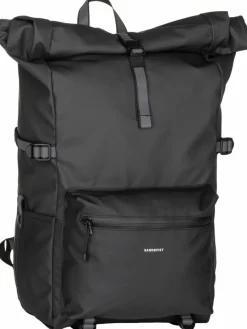 Sandqvist Taschen & RucksÀcke*Unisex Rucksack - Ruben 2.0 Rolltop schwarz uni