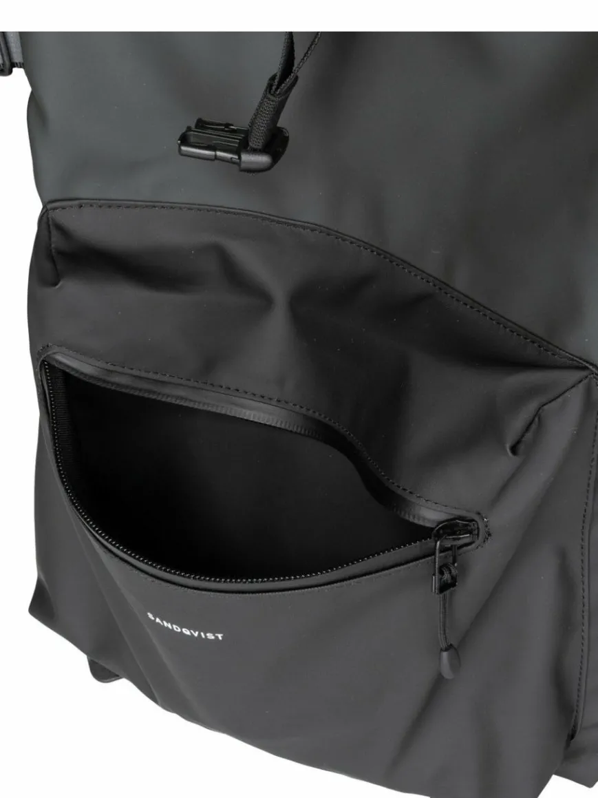 Sandqvist Taschen & Rucksäcke*Unisex Rucksack - Ruben 2.0 Rolltop schwarz uni