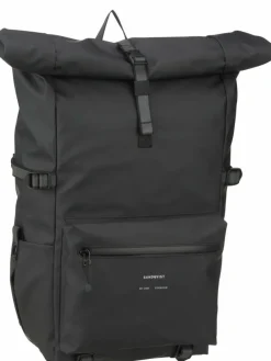 Sandqvist Taschen & RucksÀcke*Unisex Rucksack - Ruben 2.0 Rolltop schwarz uni