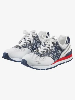 Carlo Colucci Sneaker*Unisex Sneaker - Dal Molin blau gemustert