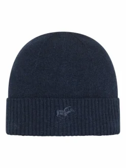 Polo Sylt Mützen & Hüte*Unisex Strickmütze blau bedruckt