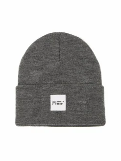 North Bend Mützen & Hüte*Unisex Strickmütze - NBLou grau bedruckt