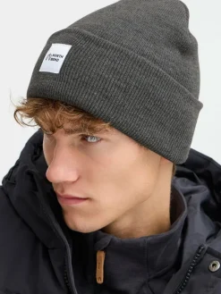 North Bend Mützen & Hüte*Unisex Strickmütze - NBLou grau bedruckt