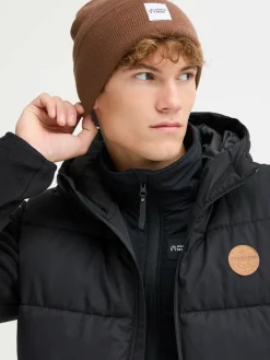 North Bend Mützen & Hüte*Unisex Strickmütze - NBLou braun bedruckt