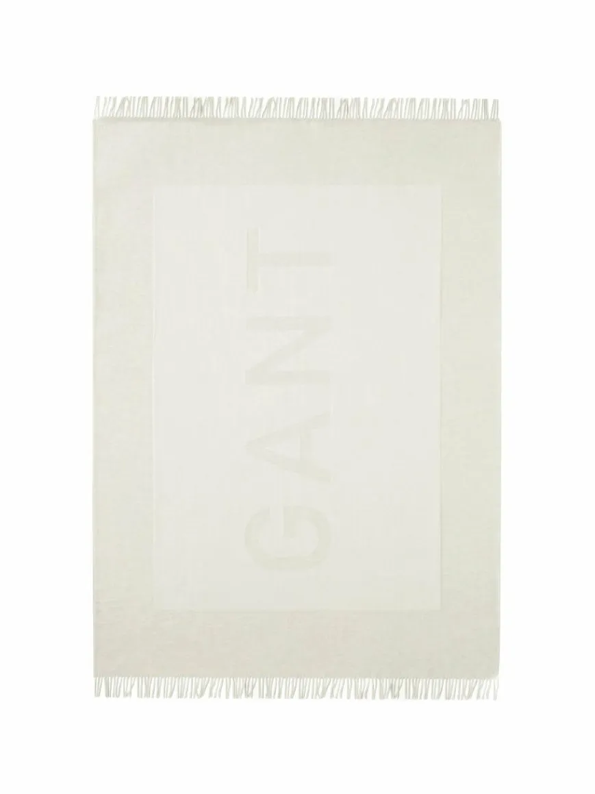 Gant Heimtextilien*Unisex Wohndecken 1er Pack weiß uni