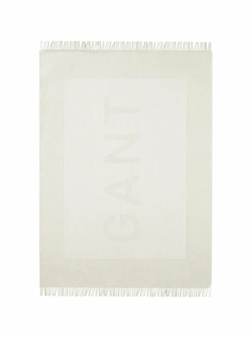 Gant Heimtextilien*Unisex Wohndecken 1er Pack weiß uni