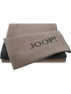 JOOP! Heimtextilien*Unisex Wohndecken 1er Pack braun uni